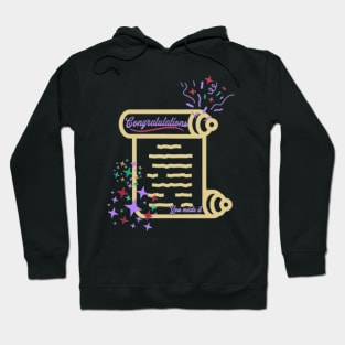 Congratulations, You Made It, Fireworks, Stars Hoodie